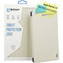 Чохол BECOVER Tri Fold Soft TPU Silicone для Apple iPad Air 13" M2/M3 (2024/2025) Beige (711740)