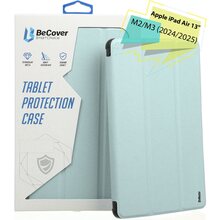 Чехол BECOVER Tri Fold Soft TPU Silicone для Apple iPad Air 13" M2/M3 Light Blue (711741)