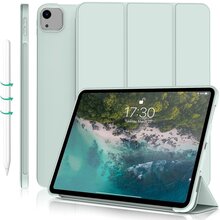Чехол BECOVER Tri Fold Soft TPU Silicone для Apple iPad Air 13" M2/M3 Light Green (711742)