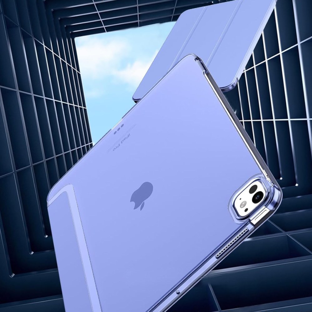 Чехол BECOVER Tri Fold Hard для Apple iPad Pro 13" M4 2024 Purple (711733) Материал искусственная кожа