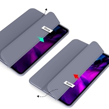 Чехол BECOVER Tri Fold Soft TPU Silicone для Apple iPad Pro 12.9 2020/2021/2022 Purple (711739)