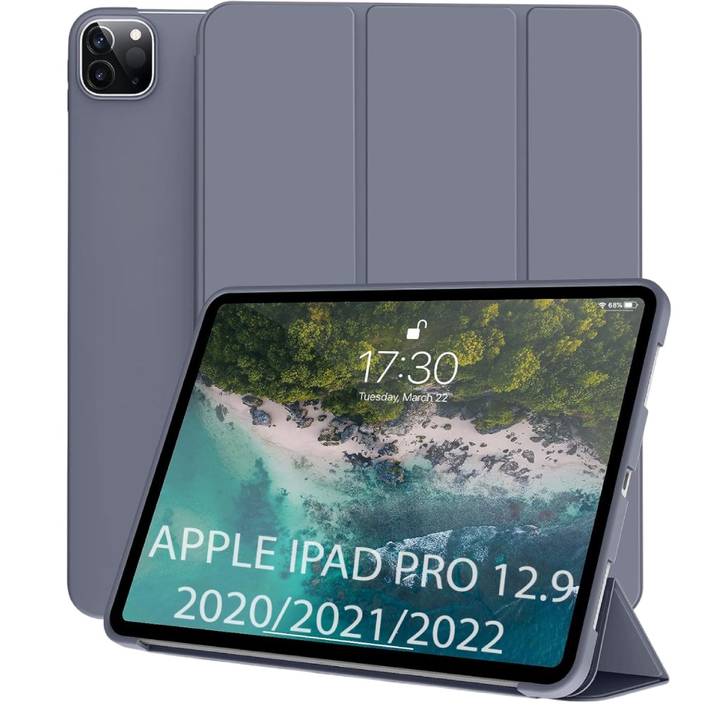 Чехол BECOVER Tri Fold Soft TPU Silicone для Apple iPad Pro 12.9 2020/2021/2022 Purple (711739) Чехол BECOVER Tri Fold Soft TPU Silicone для Apple iPad Pro 12.9 2020/2021/2022 Purple (711739)