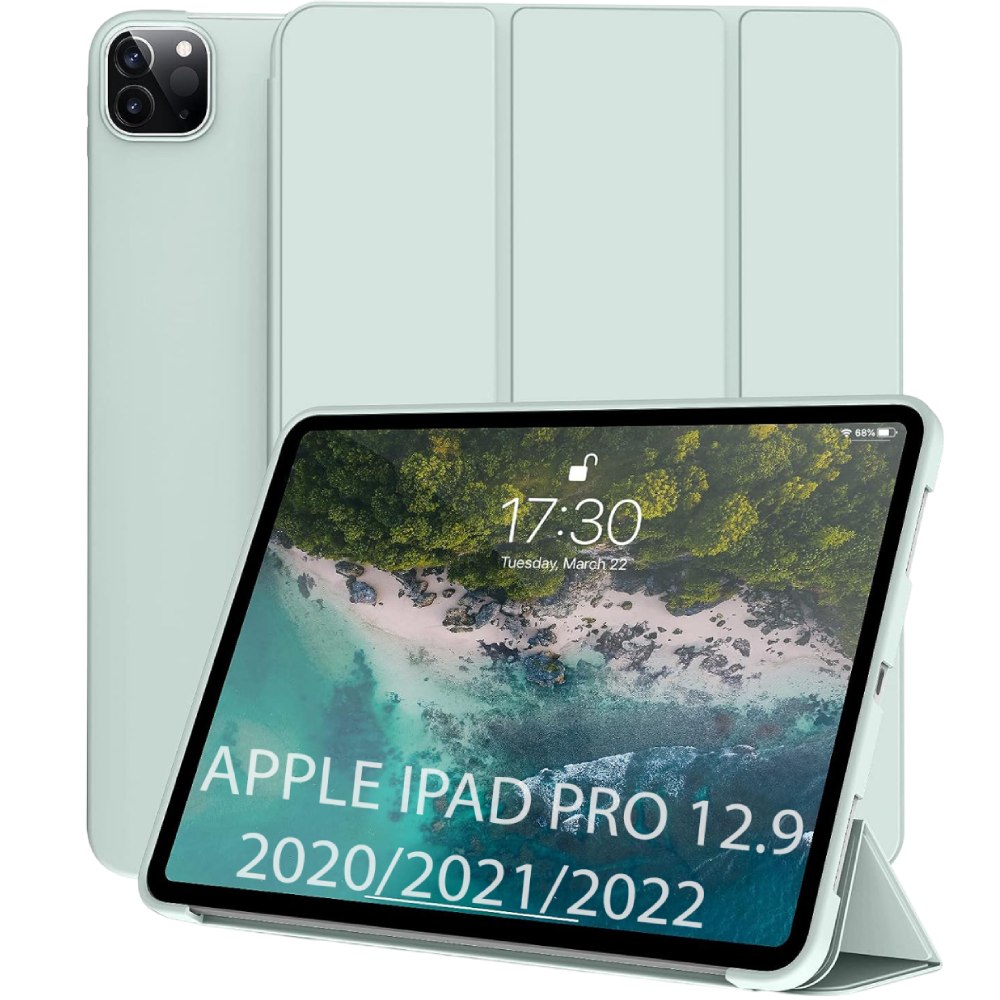Чохол BECOVER Tri Fold Soft TPU Silicone для iPad Pro 12.9 2020/2021/2022 Light Green (711738) Чохол BECOVER Tri Fold Soft TPU Silicone для iPad Pro 12.9 2020/2021/2022 Light Green (711738)