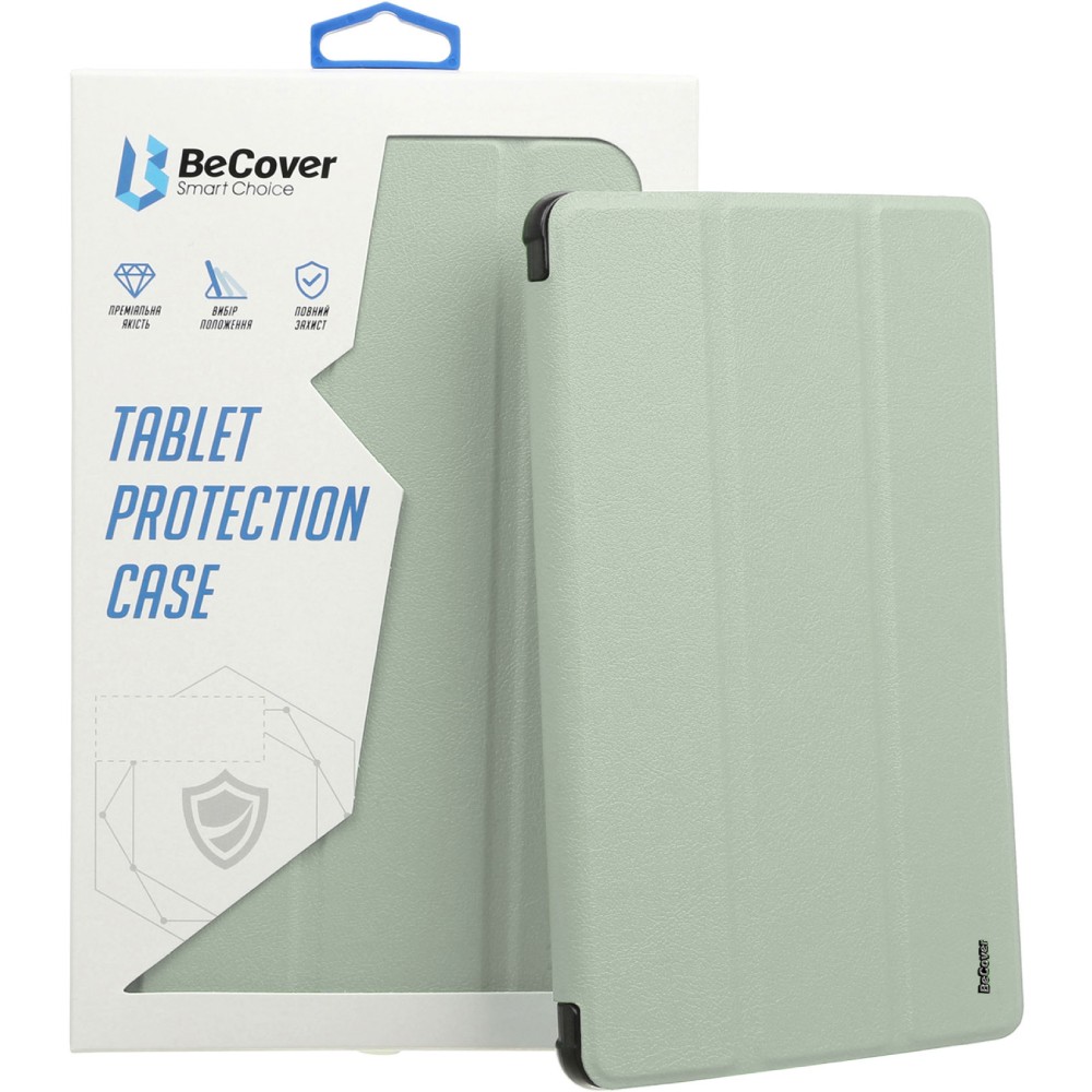 Чохол BECOVER Tri Fold Soft TPU Silicone для iPad Pro 12.9 2020/2021/2022 Light Green (711738) Сумісність за моделлю Apple iPad Pro 12.9" 2021