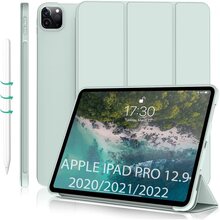 Чохол BECOVER Tri Fold Soft TPU Silicone для iPad Pro 12.9 2020/2021/2022 Light Green (711738)