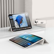 Чохол BECOVER Tri Fold Soft TPU Silicone для Apple iPad Pro 12.9 2020/2021/2022 Beige (711736)