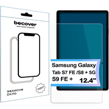 Захисне скло BECOVER Matte Anti-Glare до Samsung Galaxy Tab S7 FE/S8+/S9 FE+ (713441)