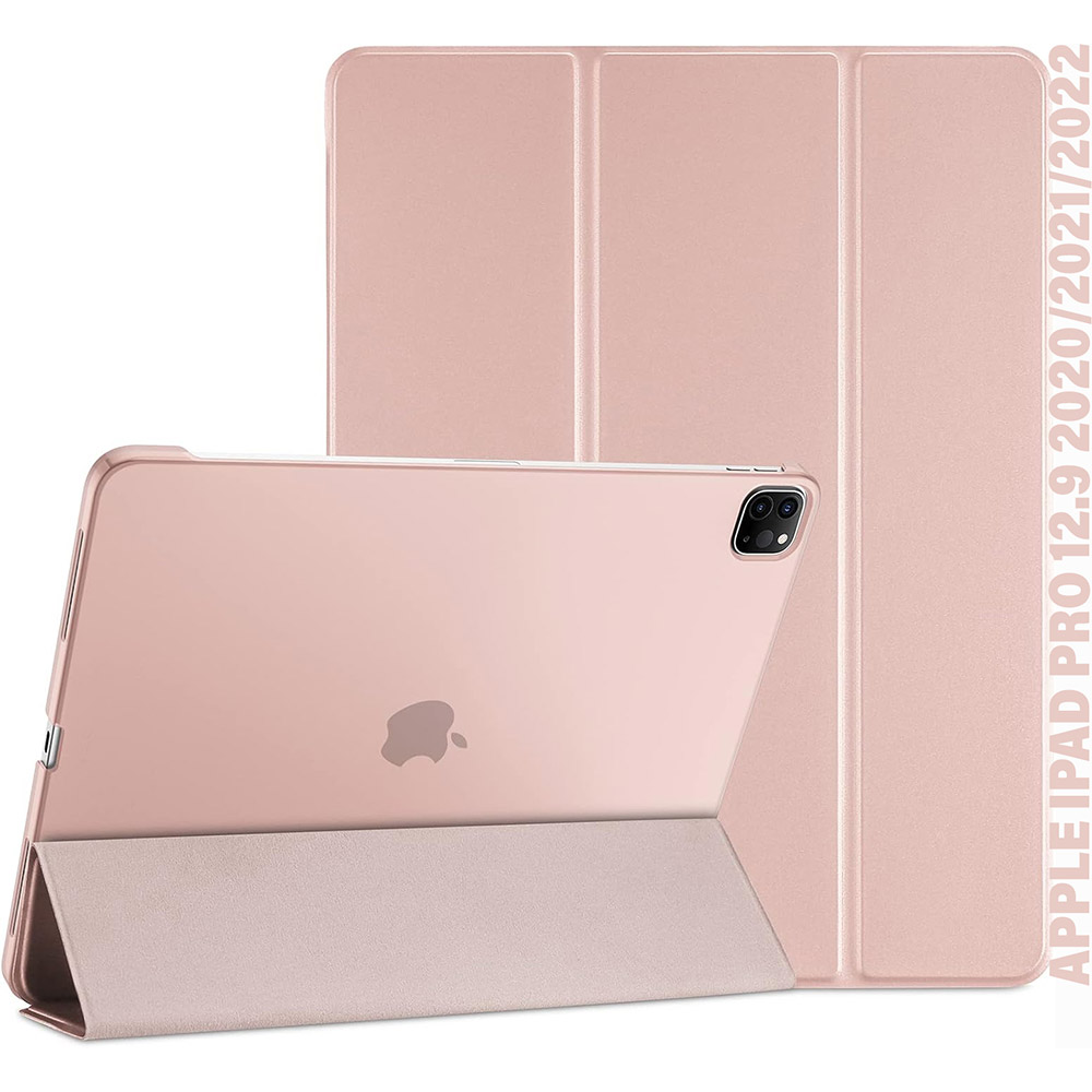 Чехол BECOVER Tri Fold Hard для Apple iPad Pro 12.9 2020/2021/2022 Pink (711721) Совместимость по бренду Apple