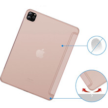 Чехол BECOVER Tri Fold Hard для Apple iPad Pro 12.9 2020/2021/2022 Pink (711721)