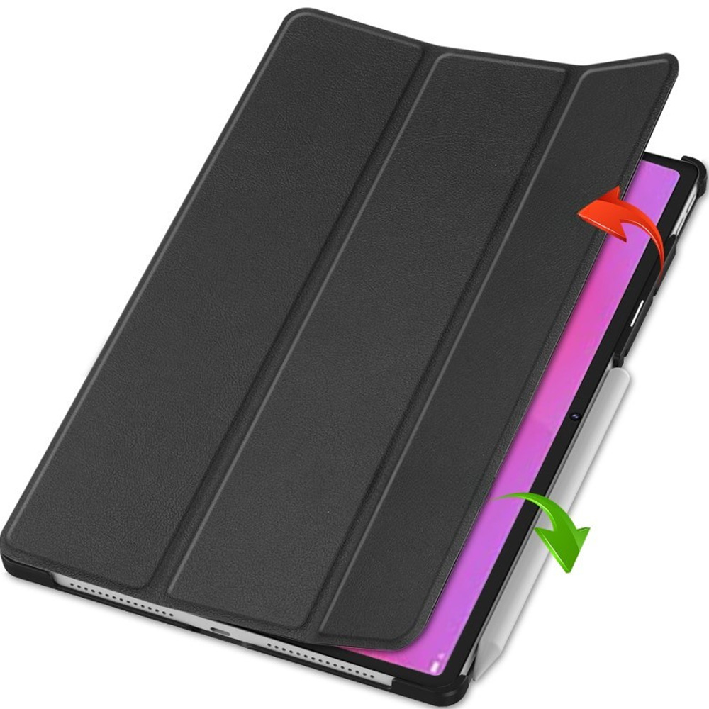 Чохол BECOVER Smart Case для Lenovo Yoga Tab Plus Black (713429) Матеріал штучна шкіра