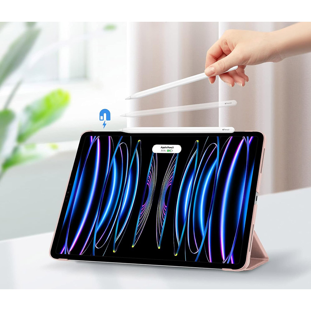 Чохол BECOVER Tri Fold Hard для Apple iPad Air 13" M2/M3 (2024/2025) Pink (711724) Матеріал поліуретан