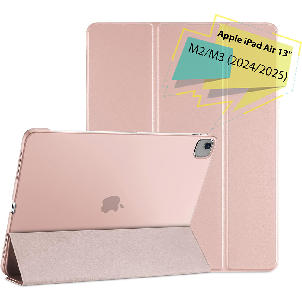 Чохол BECOVER Tri Fold Hard для Apple iPad Air 13" M2/M3 (2024/2025) Pink (711724) Сумісність за брендом Apple