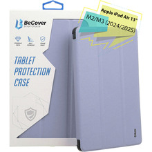 Чехол BECOVER Tri Fold Hard для Apple iPad Air 13" M2/M3 (2024/2025) Purple (711725)