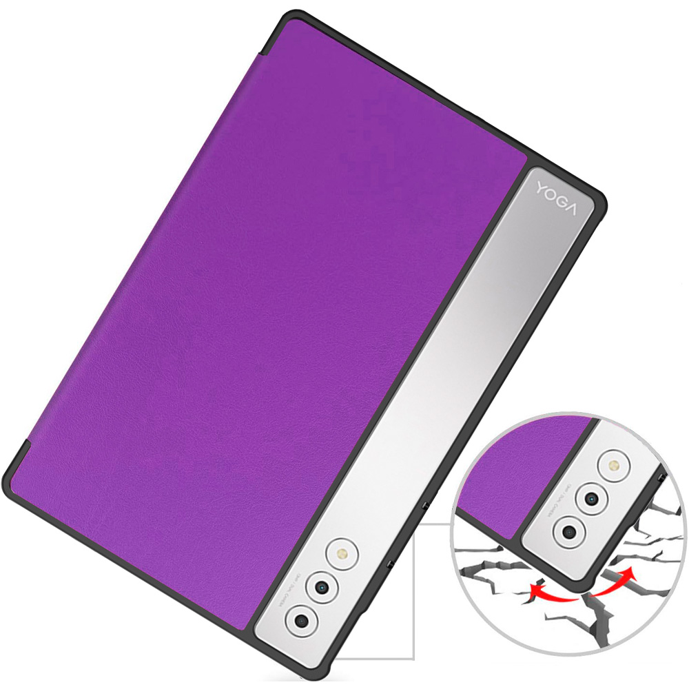 Зовнішній вигляд Чохол BECOVER Smart Case для Lenovo Yoga Tab Plus Purple (713431)