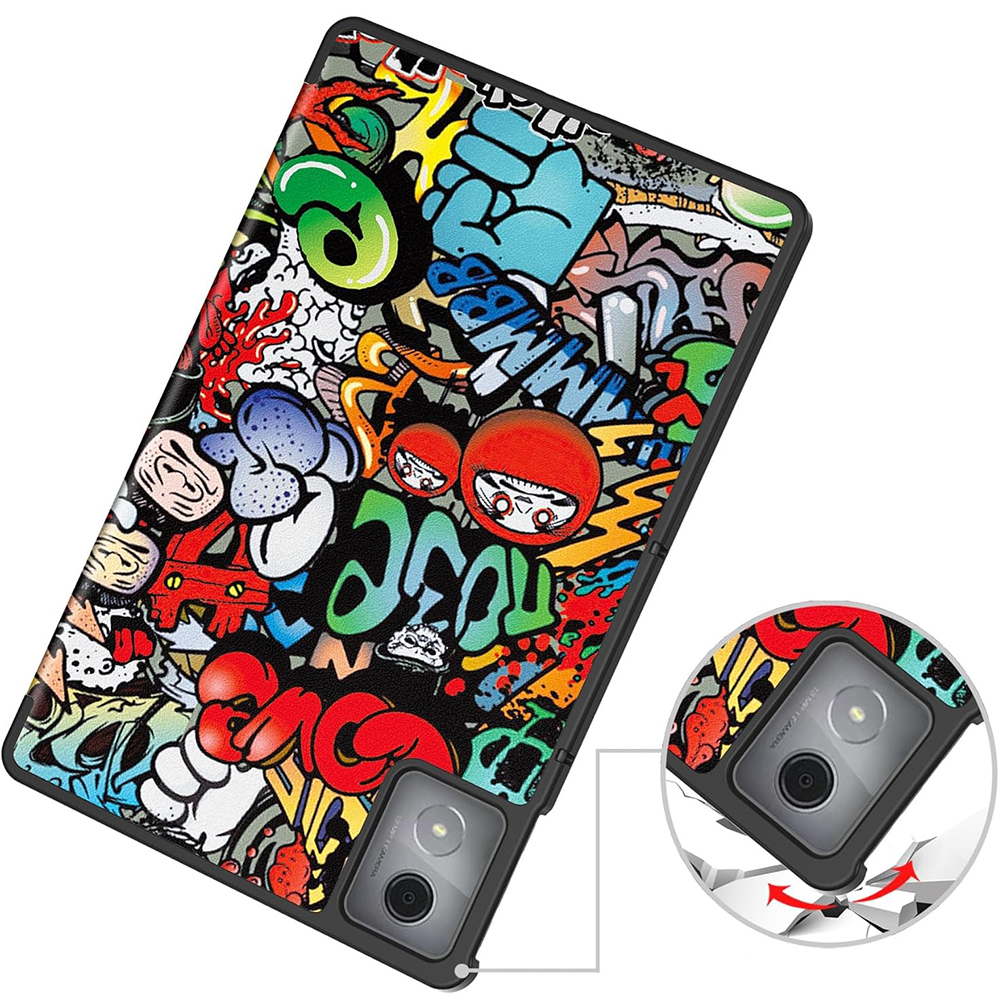 Чохол BECOVER Smart Case до Lenovo Tab K11 Plus TB-352F 11.45" Graffiti (711856) Матеріал штучна шкіра