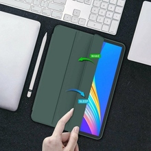 Чохол BECOVER Tri Fold Soft TPU Silicone для Apple iPad Pro 13" M4 2024 Dark Green (711752)