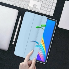 Чехол BECOVER Tri Fold Soft TPU Silicone для Apple iPad Pro 13" M4 2024 Light Blue (711753)