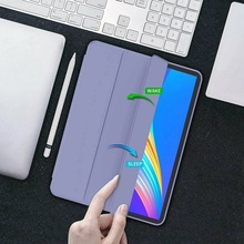Чехол BECOVER Tri Fold Soft TPU Silicone для Apple iPad Pro 13" M4 2024 Purple (711754)