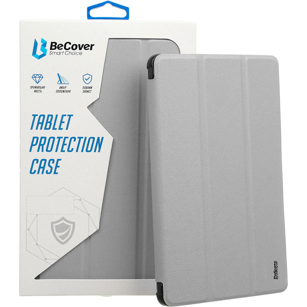 Чехол BECOVER Tri Fold Soft TPU Silicone для Apple iPad Air 2020/2022 10.9" Gray (711132)