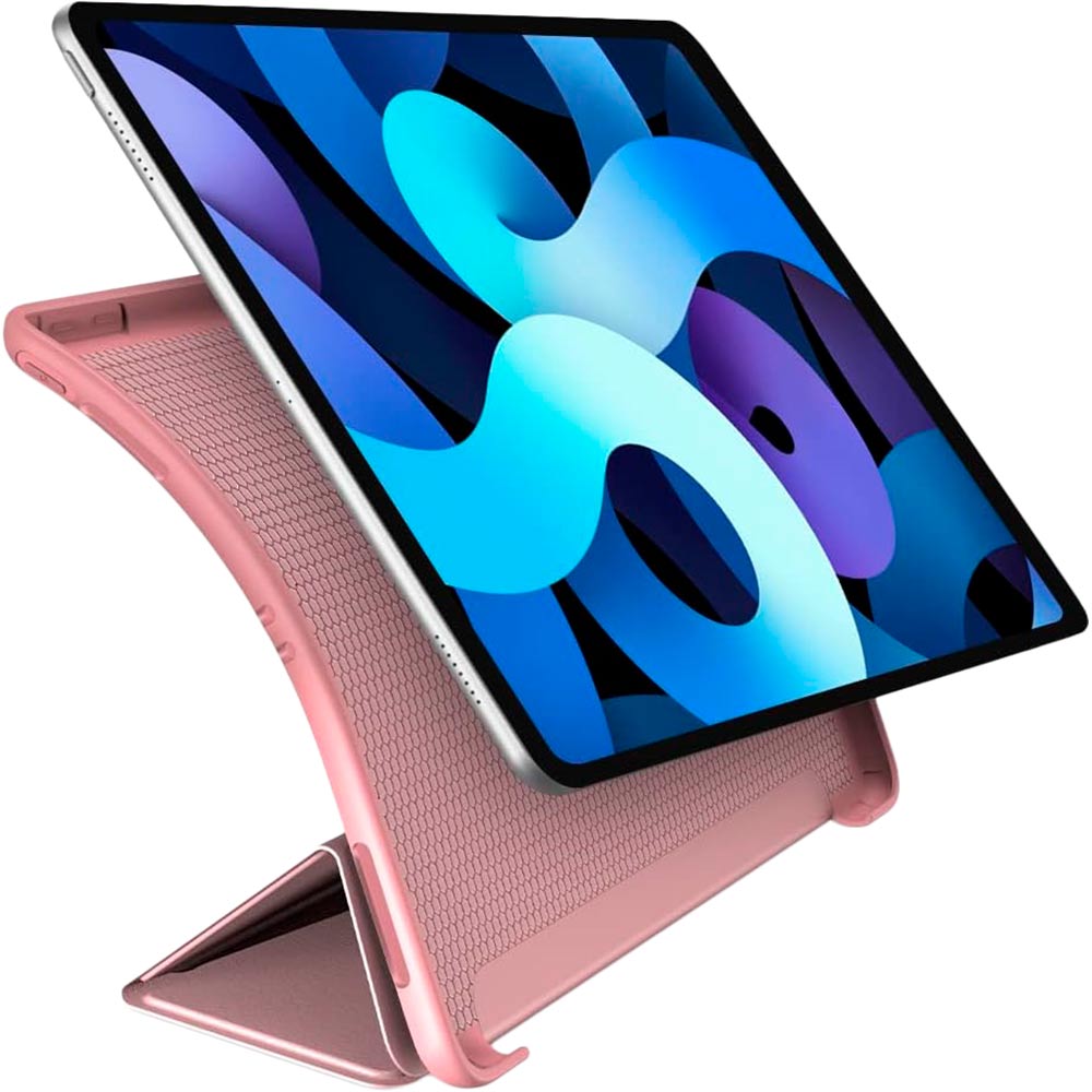 Чехол BECOVER Tri Fold Soft TPU Silicone для Apple iPad Air 2020/2022 10.9" Pink (711133) Совместимость по бренду Apple