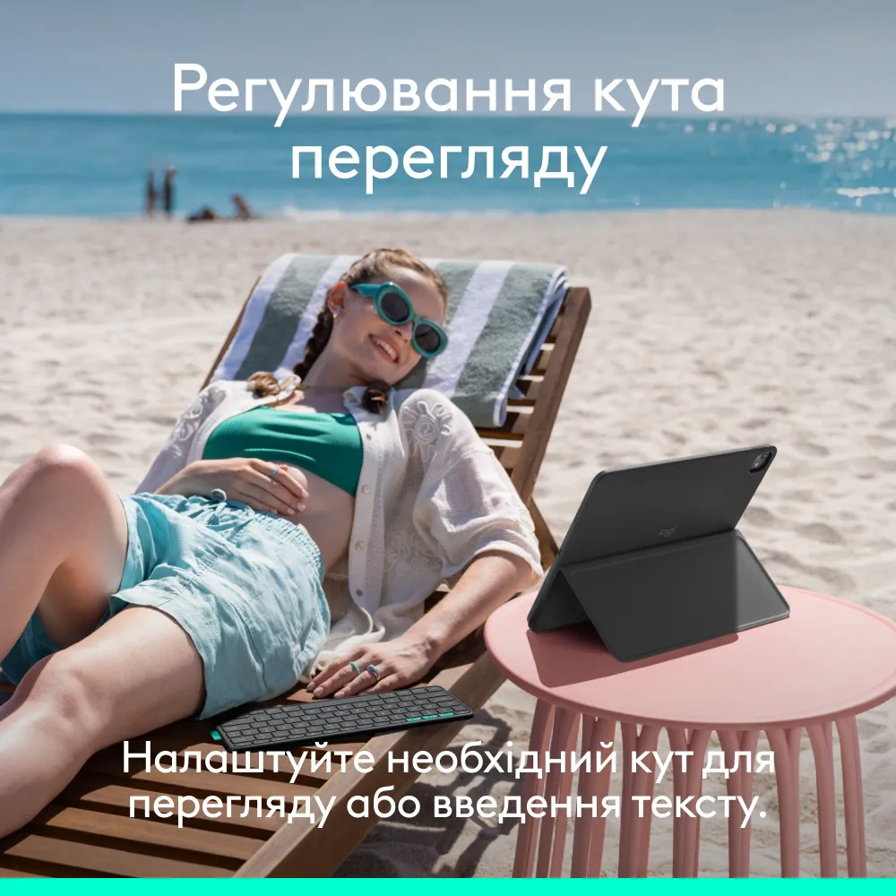 Чехол-клавиатура LOGITECH FLIP FOLIO для Apple IPAD PRO / AIR 13" Graphite (920-013388) Совместимость по бренду Apple