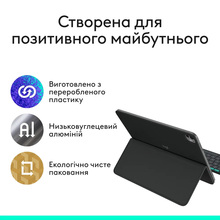 Чехол-клавиатура LOGITECH FLIP FOLIO для Apple IPAD PRO / AIR 13" Graphite (920-013388)
