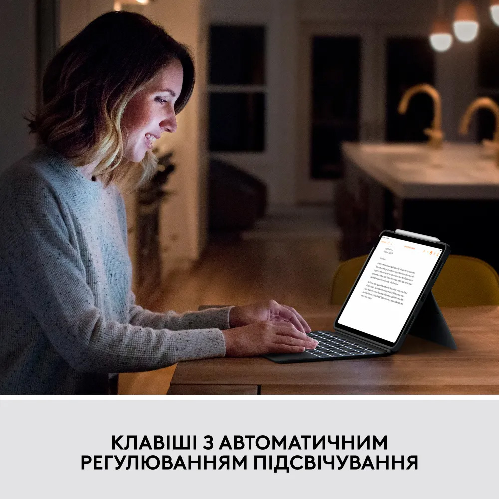 Заказать Чехол-клавиатура LOGITECH Combo Touch для Apple iPad 10th gen Graphite (920-011382)