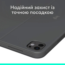 Чохол-клавіатура LOGITECH Combo Touch для Apple iPad Pro 11" Graphite (920-012831)
