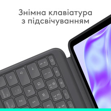 Чохол-клавіатура LOGITECH Combo Touch для Apple iPad Pro 11" Graphite (920-012831)