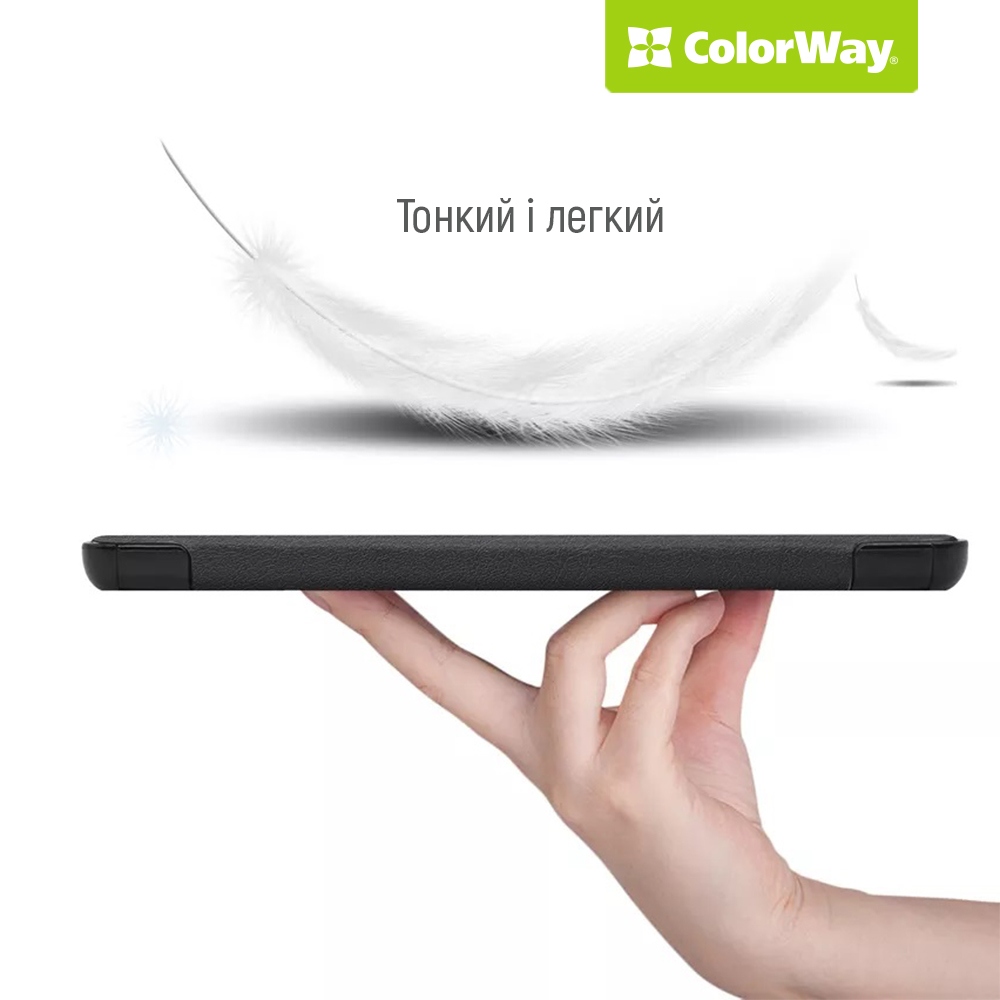 Чохол COLORWAY для Apple iPad 11” 11 Gen Black (CW-CTAI11G-BK) Матеріал штучна шкіра