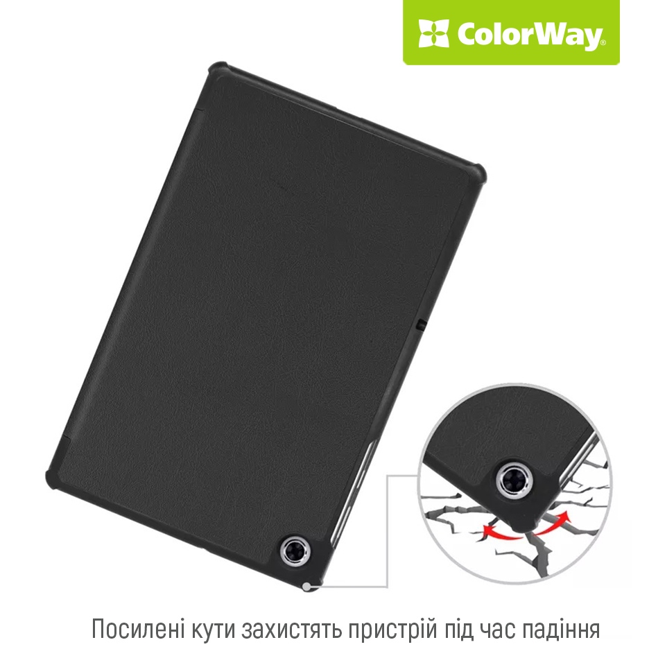 Чохол COLORWAY для Oppo Pad SE Black (CW-CTOPSE-BK) Матеріал штучна шкіра