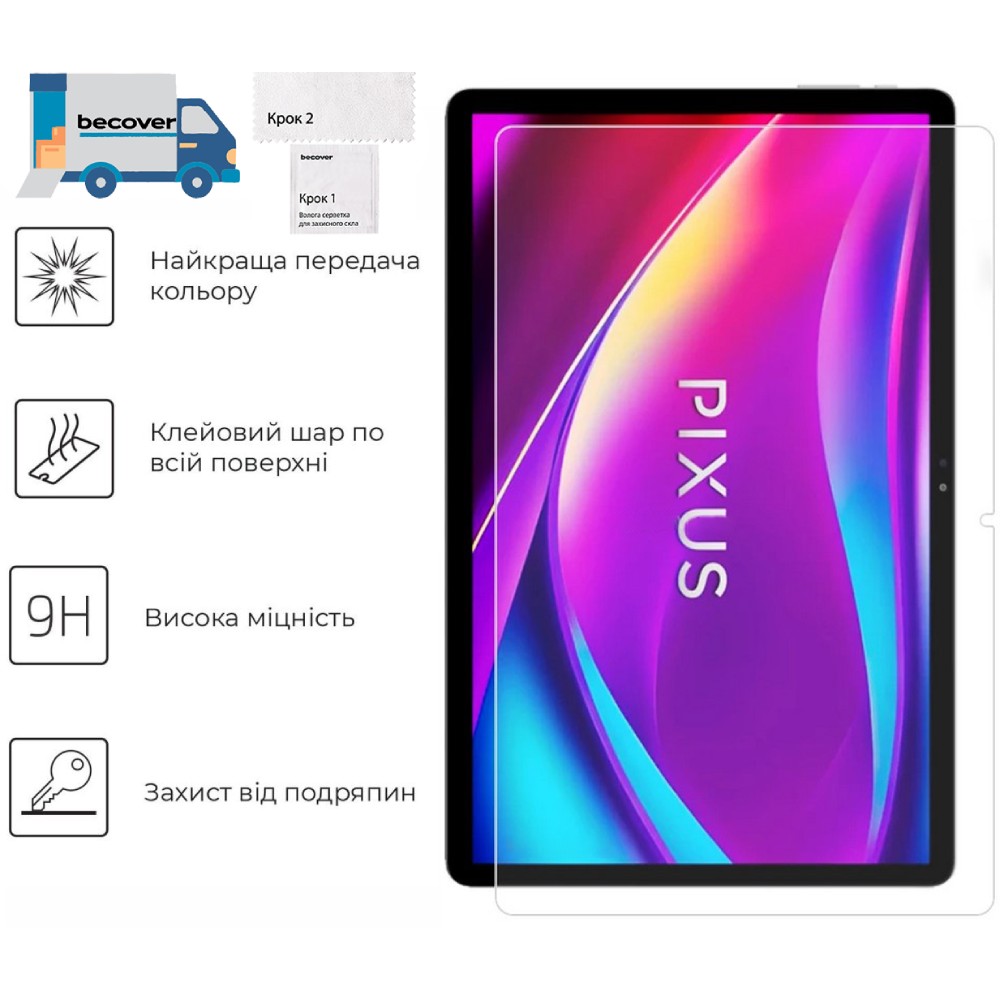 Защитное стекло BECOVER для Pixus Combo 10.95" (713701) Совместимость по модели PIXUS Combo
