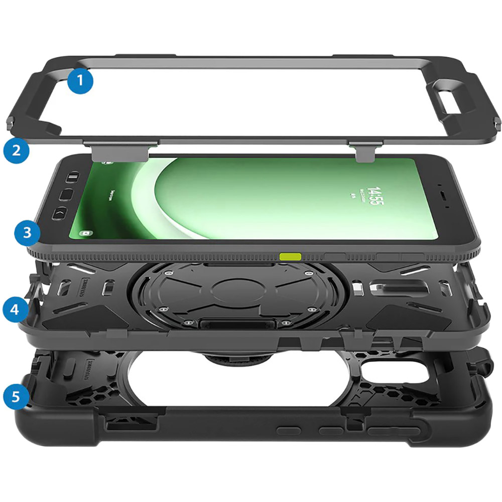 Фото Чехол BECOVER Heavy Duty Case для Samsung Galaxy Tab Active5 Pro 10.1" Black (713558)