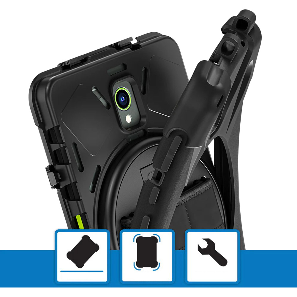 Заказать Чехол BECOVER Heavy Duty Case для Samsung Galaxy Tab Active5 Pro 10.1" Black (713558)