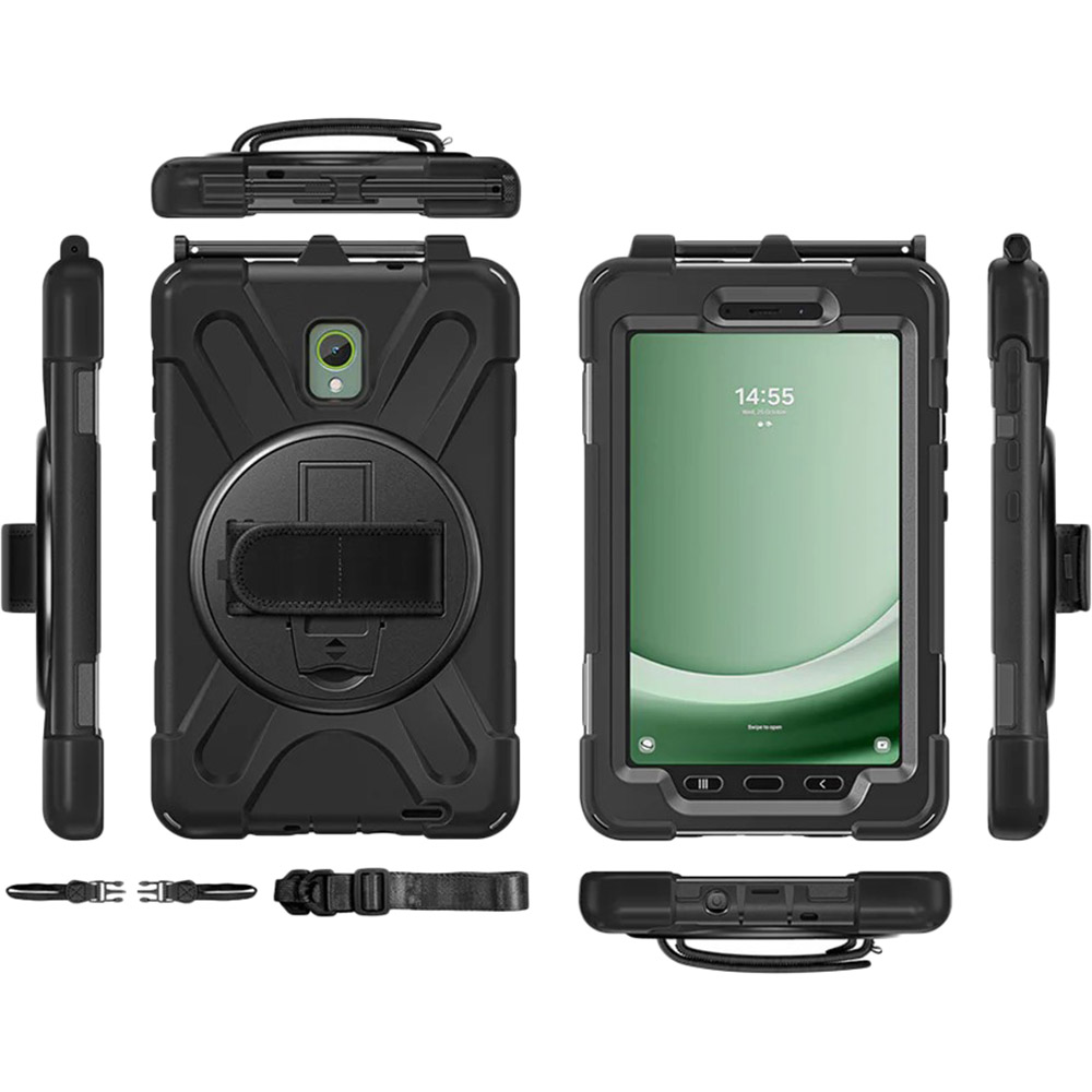 Чехол BECOVER Heavy Duty Case для Samsung Galaxy Tab Active5 Pro 10.1" Black (713558) Материал пластик