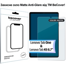 Захисне скло BECOVER (Matte Anti-Glare) Lenovo Tab One/Tab K9 8.7" 2025 (713709)