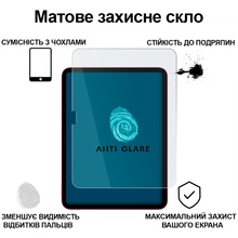 Защитное стекло BECOVER (Matte Anti-Glare) для Apple iPad 10.9" (2022/2024)/iPad (А16) 2025 11" (713704)
