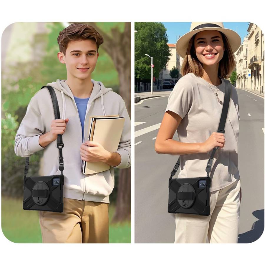 Внешний вид Чехол BECOVER Heavy Duty Case для Lenovo Tab K11 Plus TB-352F 11.45" Black (713635)