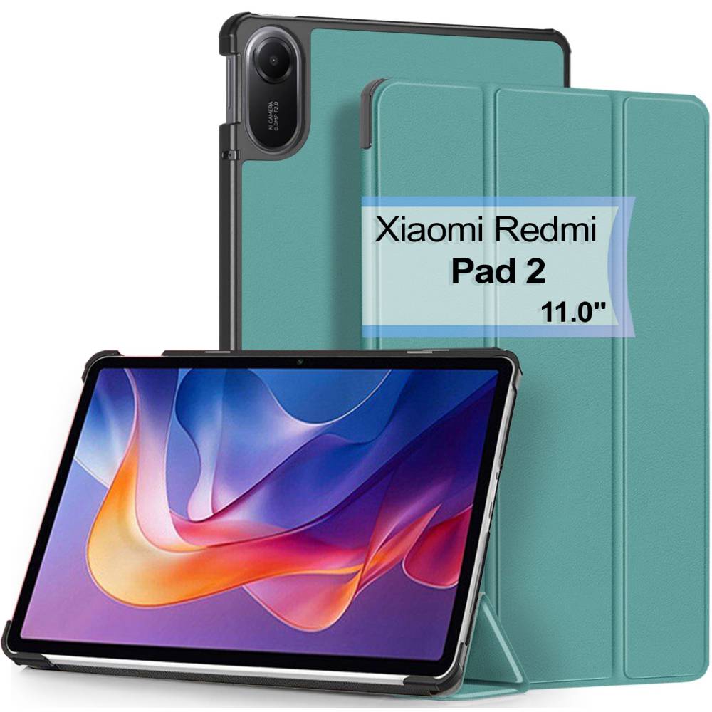 Чехол BECOVER Smart Case для Xiaomi Redmi Pad 2 11.0" Green (713639) Совместимость по бренду Xiaomi
