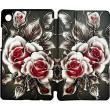 Чехол BECOVER Smart Case для Samsung Galaxy Tab A11 SM-X133/X135 8.7" Black Rose (713983)