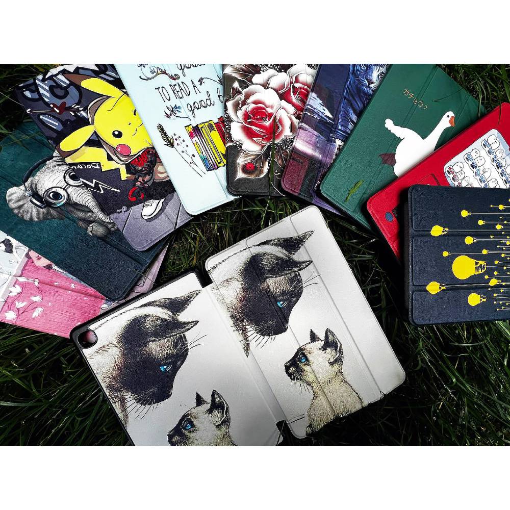 Внешний вид Чехол BECOVER Smart Case для Samsung Galaxy Tab A11 SM-X133/X135 8.7" Black Rose (713983)