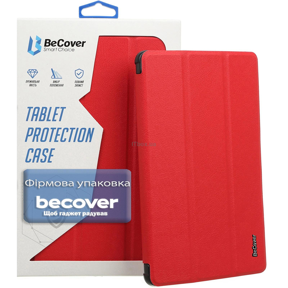 Чохол BECOVER Smart Case до Samsung Galaxy Tab A11 Plus SM-X236B 11.0" Red (713996) Особливості трансформується в підставку