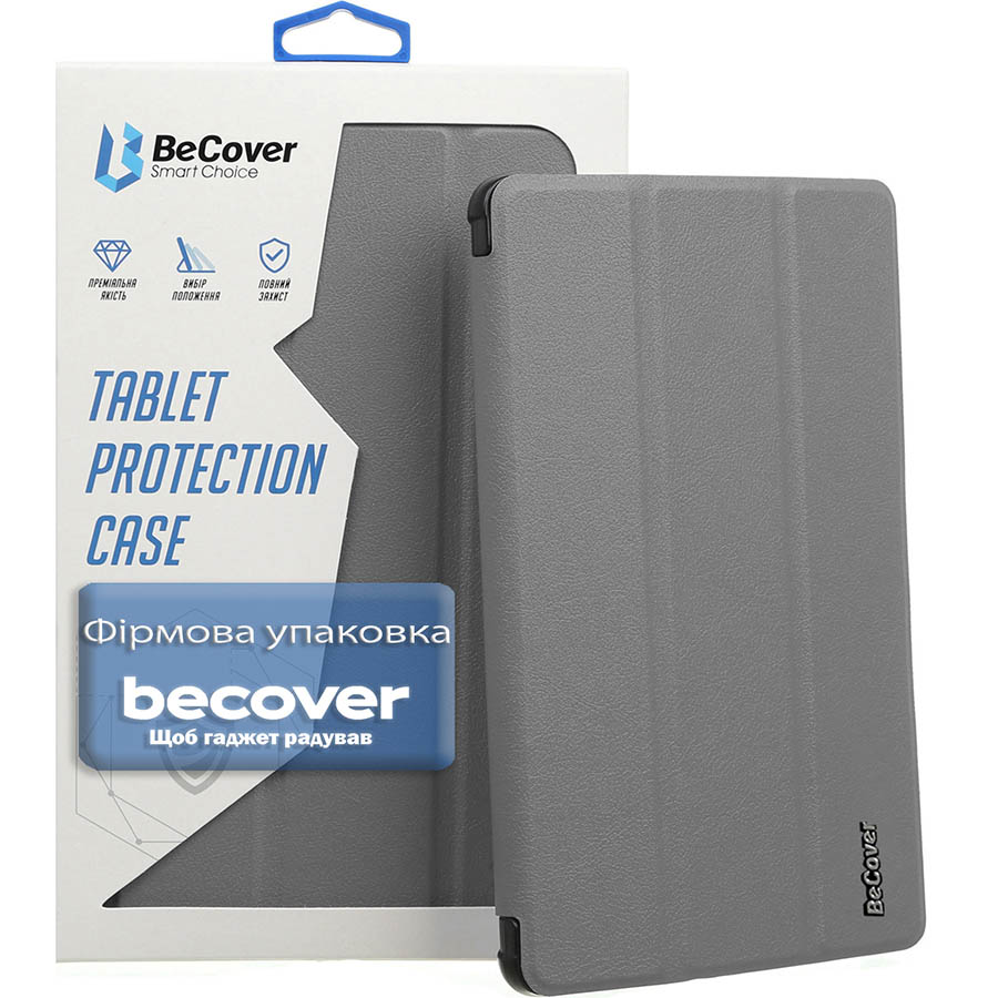 Внешний вид Чехол BECOVER Smart Case для Samsung Galaxy Tab A11 Plus SM-X236B 11.0" Gray (714000)