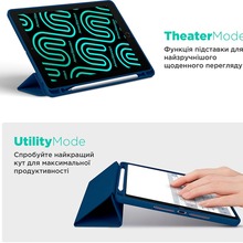 Чохол ARMORSTANDART Smart Fold Pen для Lenovo Tab K11 Plus Dark Blue (ARM84124) Чохол ARMORSTANDART Smart Fold Pen для Lenovo Tab K11 Plus Dark Blue (ARM84124)