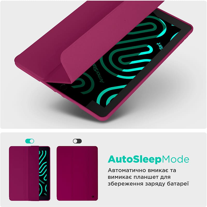 Чохол ARMORSTANDART Smart Fold Pen для Lenovo Tab K11 Plus Plum (ARM84128) Зовнішній вигляд Чохол ARMORSTANDART Smart Fold Pen для Lenovo Tab K11 Plus Plum (ARM84128)