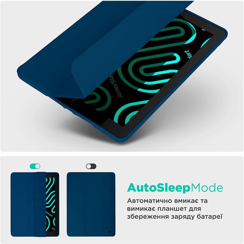 Чохол ARMORSTANDART Smart Fold Pen для Lenovo Tab TB311FU Dark Blue (ARM84941) Зовнішній вигляд Чохол ARMORSTANDART Smart Fold Pen для Lenovo Tab TB311FU Dark Blue (ARM84941)