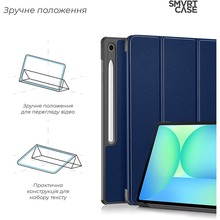 Чохол ARMORSTANDART Smart Case для Samsung Galaxy Tab S10 FE+ Blue (ARM85346) Чохол ARMORSTANDART Smart Case для Samsung Galaxy Tab S10 FE+ Blue (ARM85346)