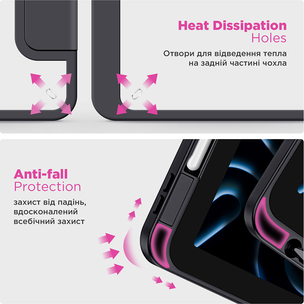 Чохол ARMORSTANDART Y-Type PEN для Samsung Galaxy Tab S10 Lite/S10 FE/S9 FE/S9 Black Замовити Чохол ARMORSTANDART Y-Type PEN для Samsung Galaxy Tab S10 Lite/S10 FE/S9 FE/S9 Black