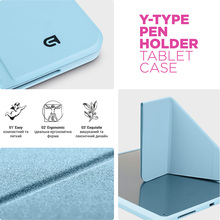 Чохол ARMORSTANDART Y-Type PEN для Samsung Galaxy Tab S10 Lite/S10 FE/S9 FE/S9 Blue Чохол ARMORSTANDART Y-Type PEN для Samsung Galaxy Tab S10 Lite/S10 FE/S9 FE/S9 Blue