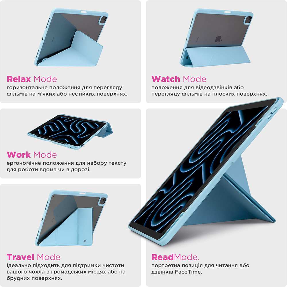 Чохол ARMORSTANDART Y-Type PEN для Samsung Galaxy Tab S10 FE+ Blue (ARM85531) Чохол ARMORSTANDART Y-Type PEN для Samsung Galaxy Tab S10 FE+ Blue (ARM85531) Сумісність за моделлю Samsung Galaxy Tab S10 FE+ 5G